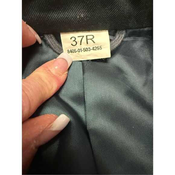 US Army Uniform Jacket By DeRossi & Son Sz. 37R - Picture 11 of 11